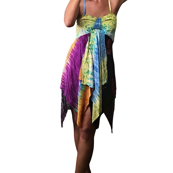 Young Fashion handkerchief dress, OS - Picture 9 of 10